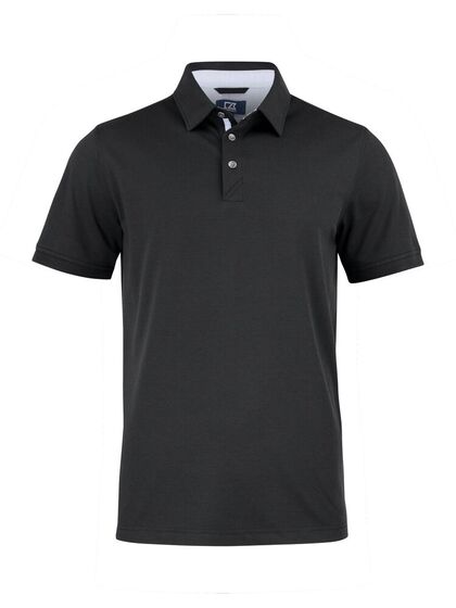 Piké Premium Men svart L Advantage Polo