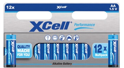 Batteri alkaline AA 12-pack Xcell