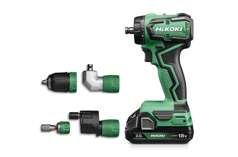 BORRSKRUVDRAG DS18DDQ 2AH SET HIKOKI 18V 2X2AH/LADD/4XCHUCK