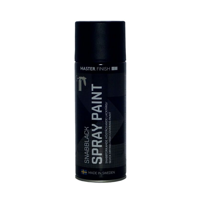Sprayfärg Elite Svart Matt 400ml Master