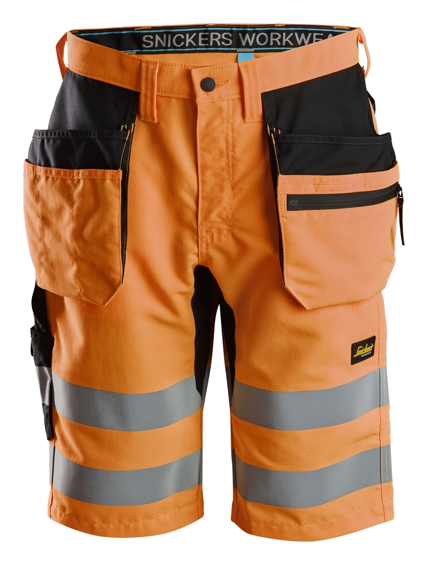 SHORTS HF LITEWORK STL:56 VARSELORANGE/SVART