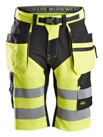 Arbetsshorts+ HF FW KL1 Stl:56  Varselgul/Svart