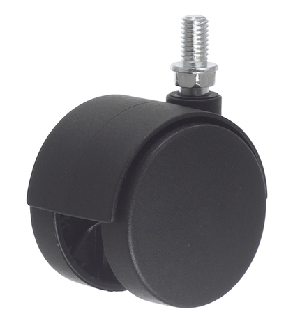 MÖBELHJUL TAPP SVART 50MM