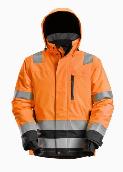 Jacka fodrad, varsel kl 3 Vars elorange/Svart M