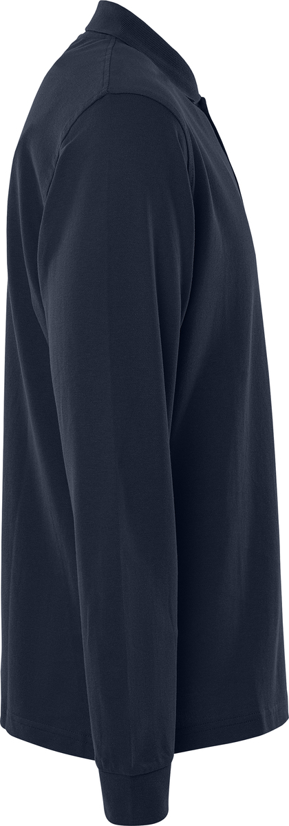 PIKÉ LÅNG ÄRM 1722 PIQ MÖRK MARINBLÅ STL 3XL
