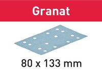 SLIPPAPPER STF GRANAT 80X133 K80 10ST