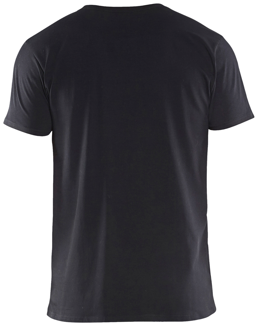 T-shirt slim fit Svart M