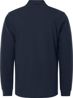 PIKÉ LÅNG ÄRM  1722 PIQ MÖRK MARINBLÅ STL 3XL