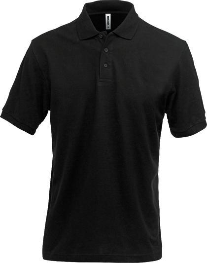 PIKÉ 1724 PIQ SVART STL 2XL