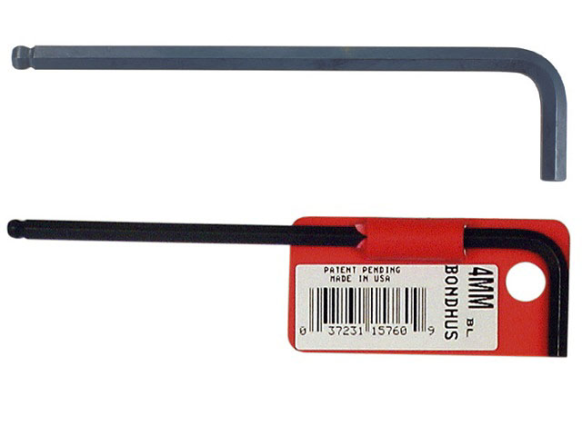 Insexnyckel BL 1,5 mm med kula Bondhus