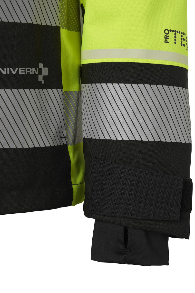 Vinterjacka Univern ProTec 2-in-1, kl2/3, gul/svart L