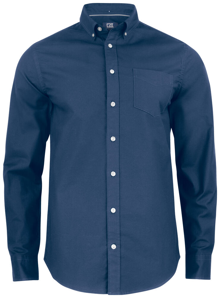 Hansville Shirt Men Blue Oxfor M