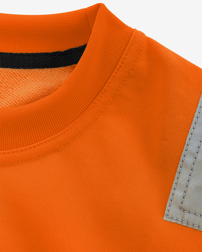 SWEATSHIRT VARSEL 7446 SHV VARSELORANGE STL S