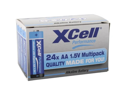 Batteri alkaline AA 24-pack Xcell