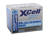 Batteri alkaline AAA 24-pack Xcell