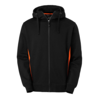 Franklin Zip Hood ora/bla M