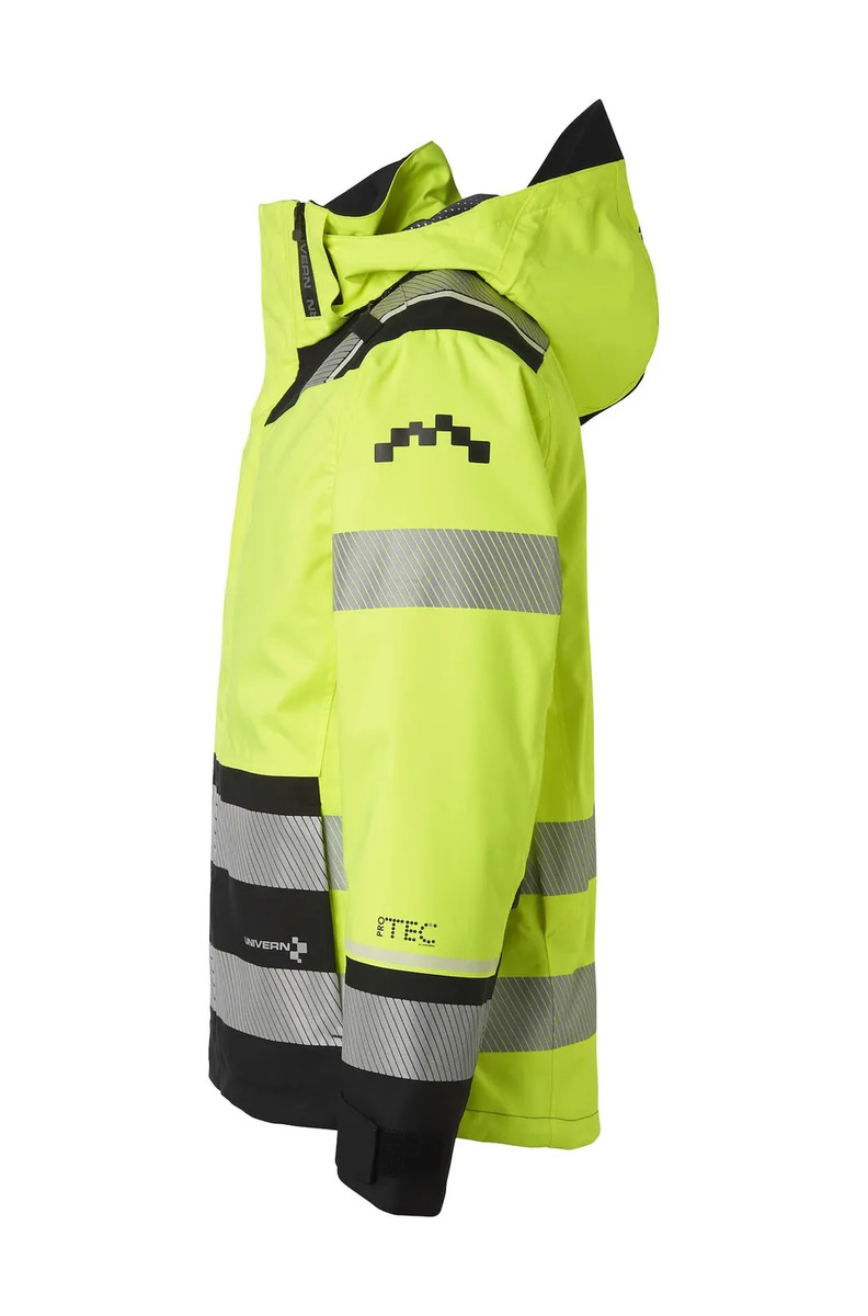 Vinterjacka Univern ProTec 2-in-1, kl2/3, gul/svart L