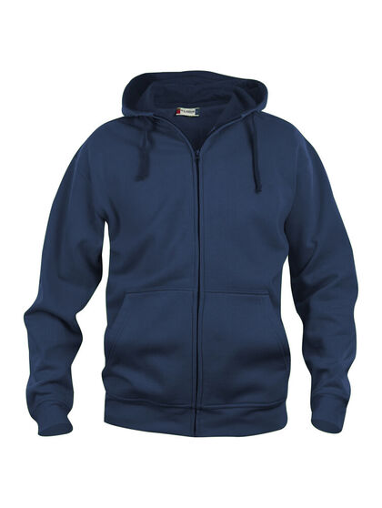 Basic Hoody FZ Herr Mörk Marin 5XL