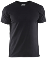 T-shirt slim fit Svart M