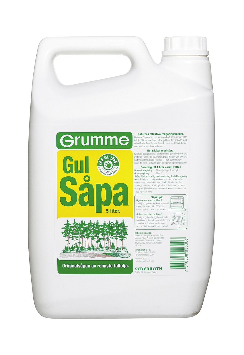 SÅPA GRUMME FLYTANDE 5L GRÖN