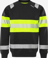 SWEATSHIRT 7530 GKC VARSEL 3XL KL 1 GUL/SVART