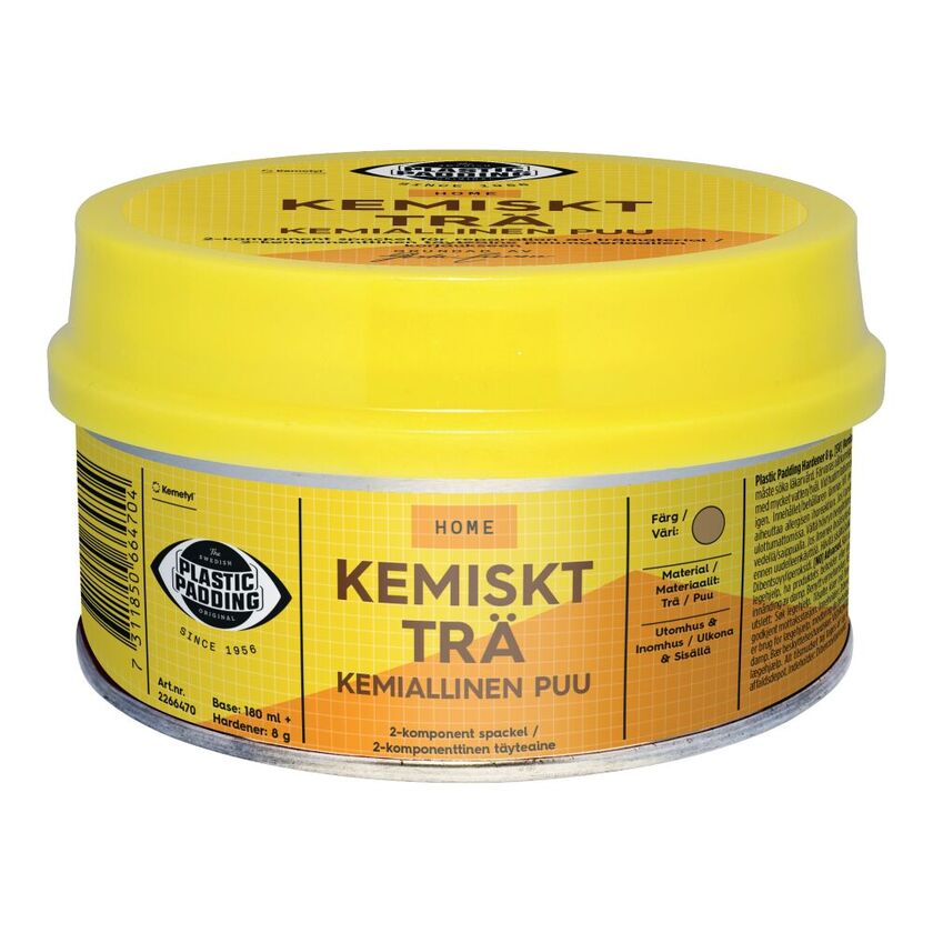 Spackel Kemiskt trä 180ml PP