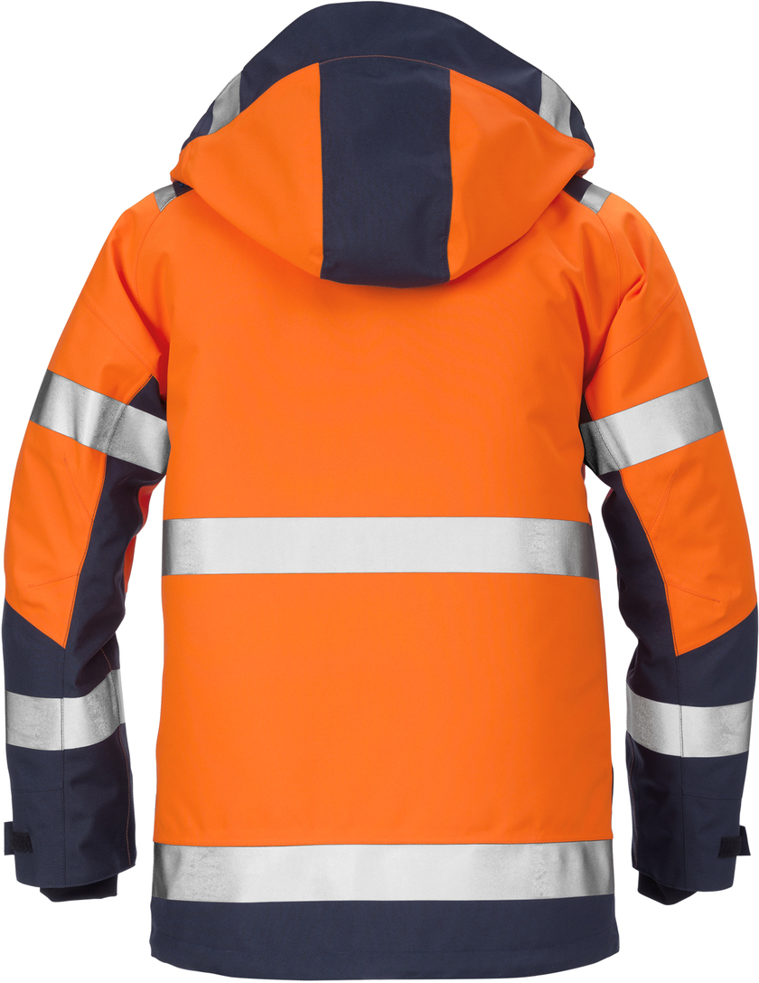 JACKA GORE-TEX VARSEL 4988 GXB VARSELORANGE/MARIN STL M