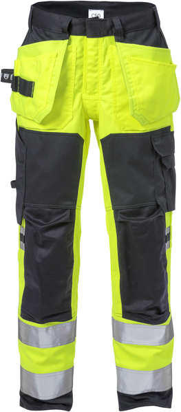 STRETCHBYXA FLAM KL2 2167 ATHF VARSELGUL/MARINBLÅ STL D112