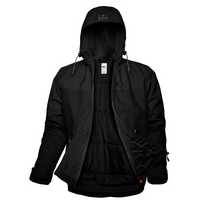 VINTERJACKA OXFORD SVART 2XL