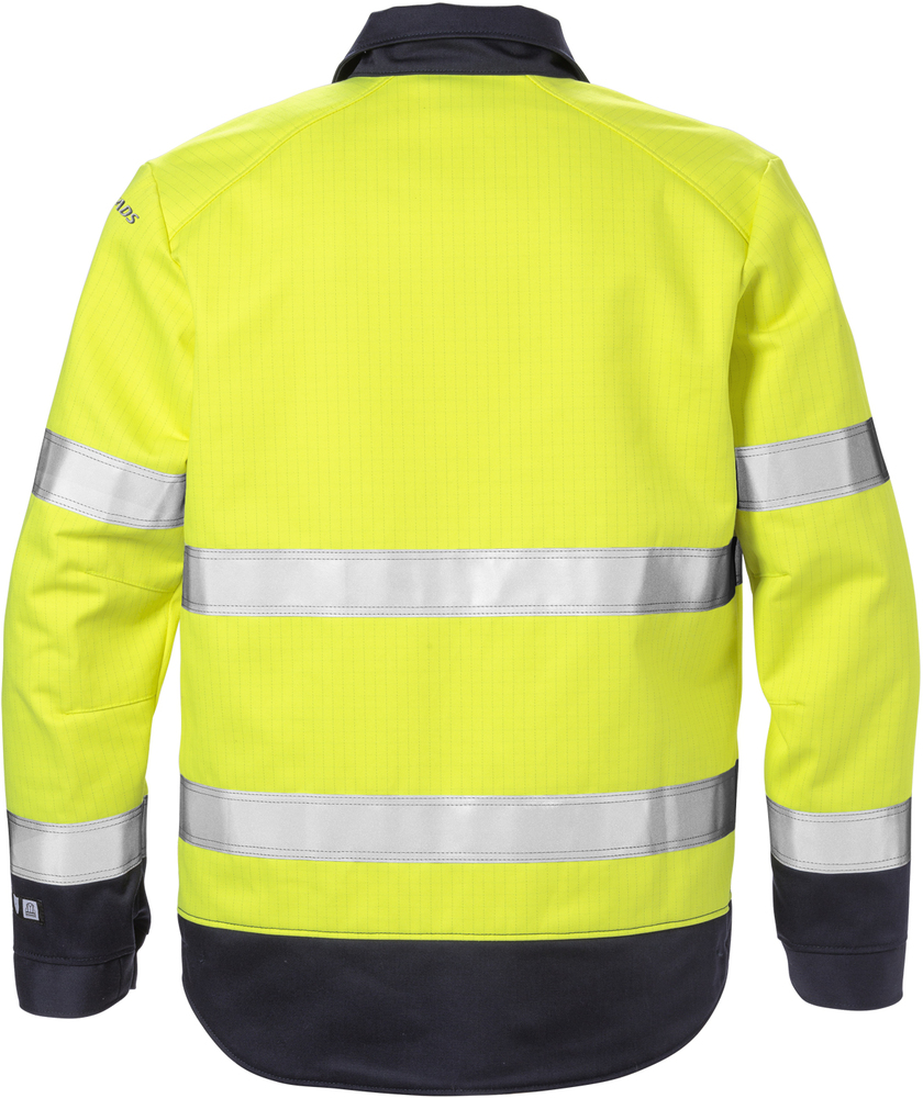 JACKA FLAM KL 3 4584 FLAM VARSELGUL/MARIN STL XL