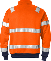 SWEATSHIRT VARSEL KL 3 728 SHV VARSELORANGE/MARIN STL XL