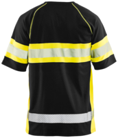 UV-skyddad varsel-T-shirt Svar t/Varselgul XL