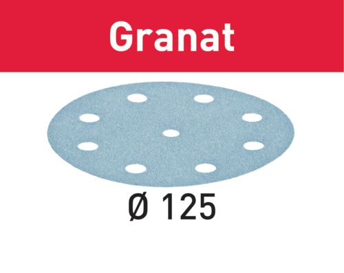 SLIPPAPPERSRONDELL STF GRANAT 125MM /90 K80 10ST