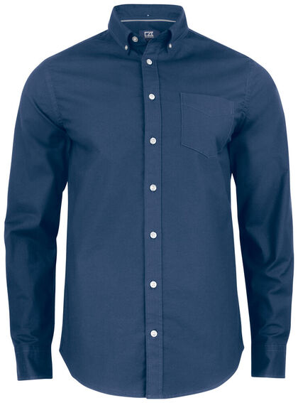 Hansville Shirt Men Blue Oxfor M