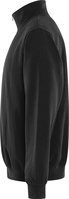 SWEATSHIRT KORT ZIP 1737 SWB SVART STL 3XL