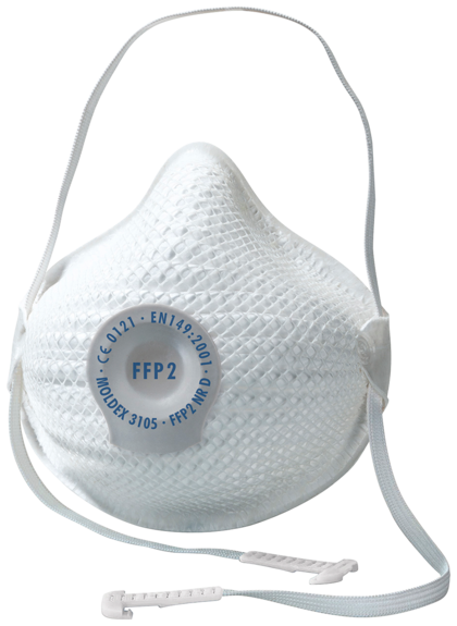 FILT HALVMASK MOLDEX 10P 3105 FFP2 NR D-V   M/L