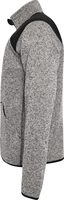 FLEECEJACKA 7451 PRKN GRÅ/SVART STL 3XL