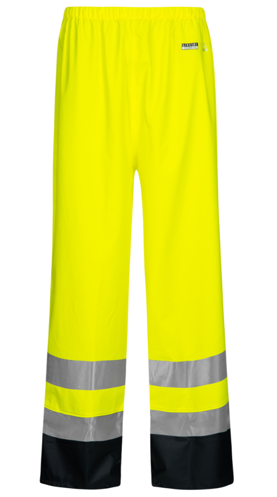 REGNBYXA FLAMM VARSEL FR-LR305 2-53/03 GUL/MARIN 5XL
