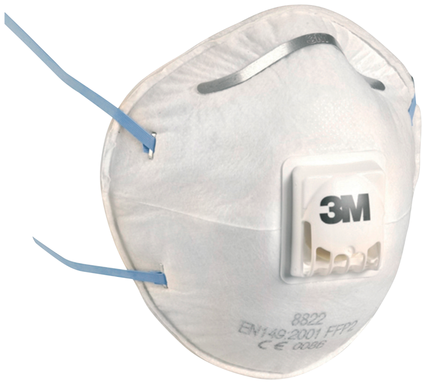 FILTRERANDE HALVMASK 3M 8822F KLASS FFP2 NR D-V