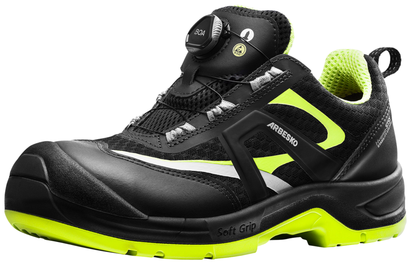 SKYDDSSKO 939 SVART/LIME 42