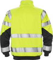 SWEATSHIRT VARSEL 7426 SHV VARSELGUL/SVART STL M