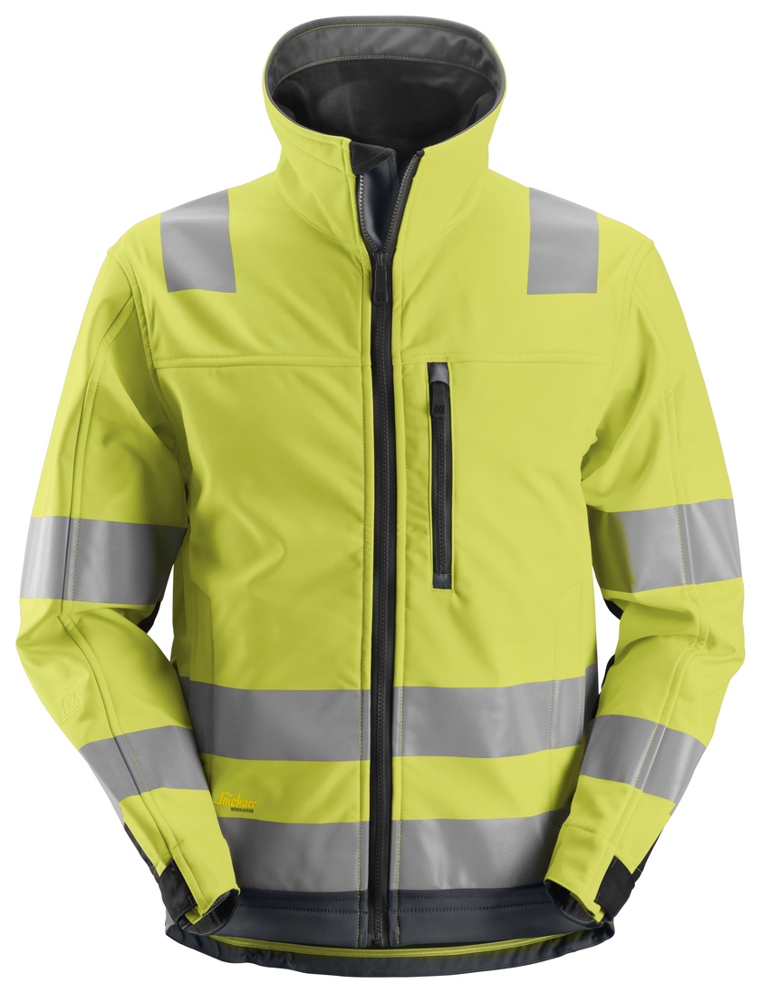 Jacka Softshell AW Kl3 Varselg ul Stl: L