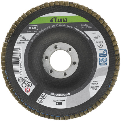 LAMELLRONDELL 125MM P40 LUNA