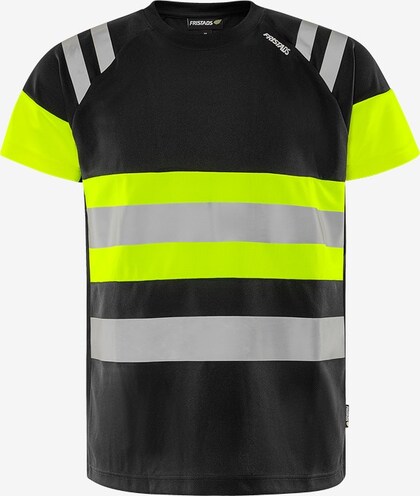 FUNKTIONS T-SHIRT VARSEL KL 1 7880 GPST GUL/SVART STL 4XL