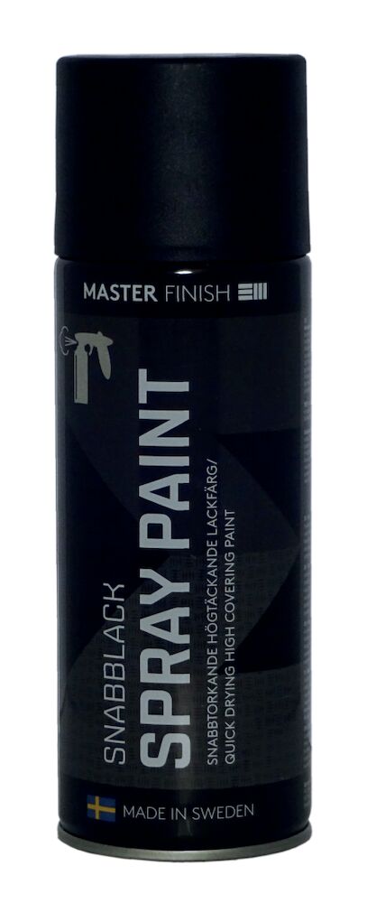 Sprayfärg Elite Svart Matt 400ml Master