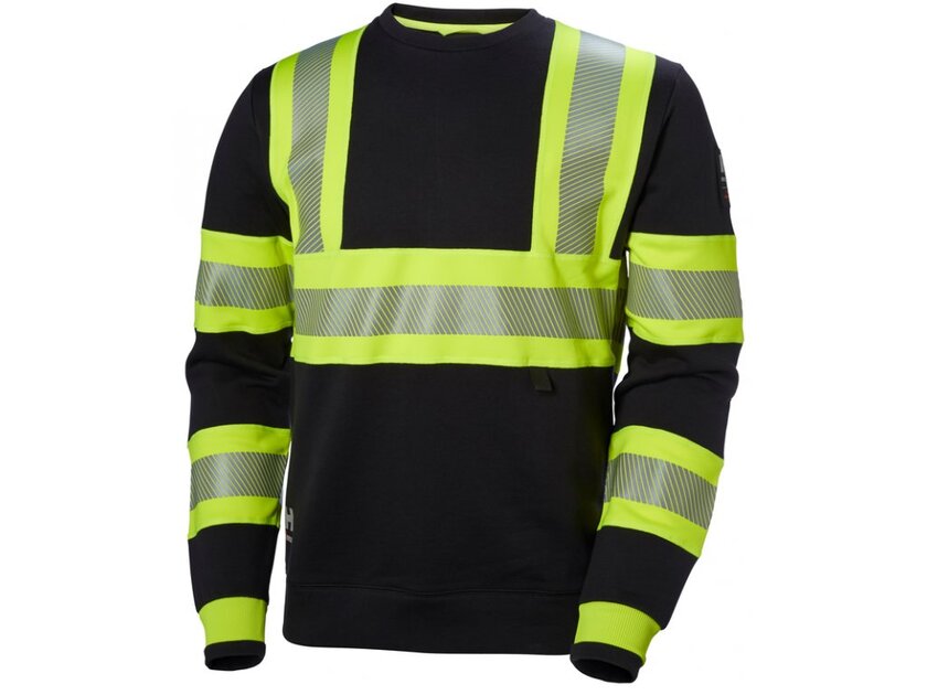 SWEATSHIRT ICU KL1 VARSEL GUL XS