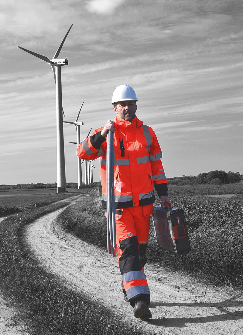 FOX Arbetsbyxa XXL Hi-Viz oran Hi-Viz Orange/Svart XXL