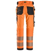 ARBETSBYXA 4STR HF HV KL2 ORANGE/SVART STL: 162