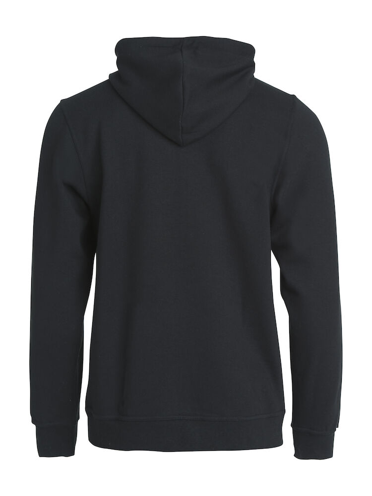 Basic Hoody FZ Herr Svart S